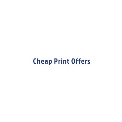 Cheap Print Offers
